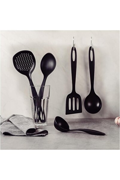 TRAMONTINA Since 1911, Made In Brazil - Ability 5-pieces Black Nylon Utensil Set