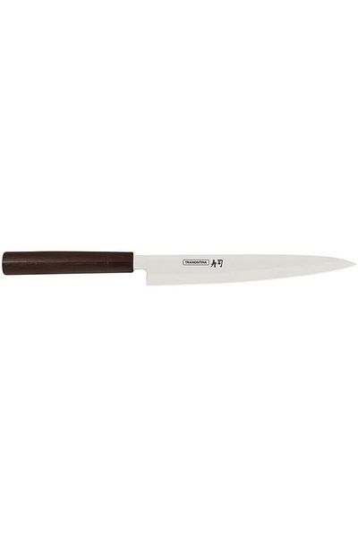 TRAMONTINA Since 1911, Made In Brazil - Sushi Knife 9 Inches Yanagiba Silver Special Edge For Precise Cuts