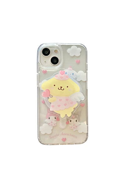 Choice لهاتف iPhone 14Pro مع حامل Sanrio Hello Kitty Melody Kuromi حامل مغناطيسي Magsafe شاحن لاسلكي