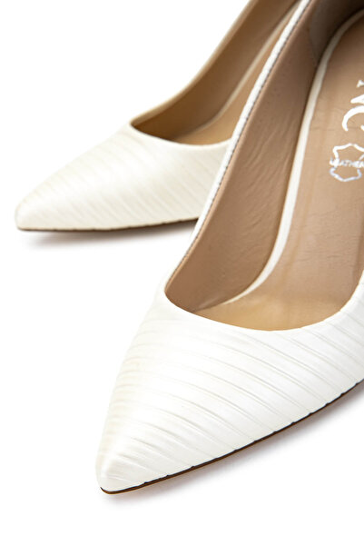 Tamer Tanca Kadın Hakiki Deri Stiletto Ayakkabı 22 5205 Bn Ayk