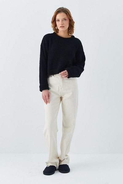 Mixray Women's Black Sweater & Knitwear Set 6917