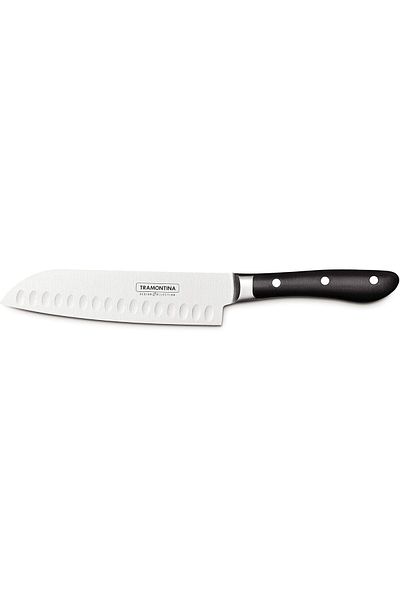TRAMONTINA Since 1911, Made In Brazil - Prochef 7 Inches Santoku Knife With Stainless Steel Blade