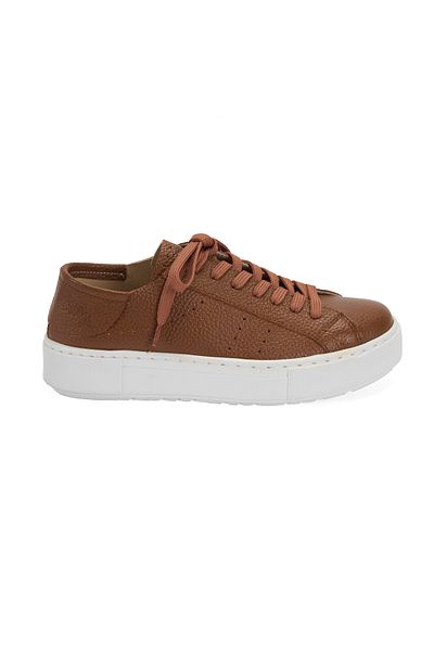 Desa Pantofi sport de damă din piele maronie