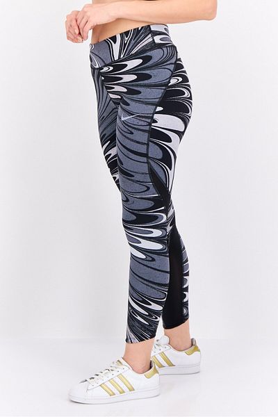 Nike Women Tight Fit Running Leggings, Black/grey