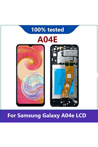 Choice Black With Frame Origina LCD For Galaxy A04e A042F LCD Display Screen Touch Panel Digitizer Replace