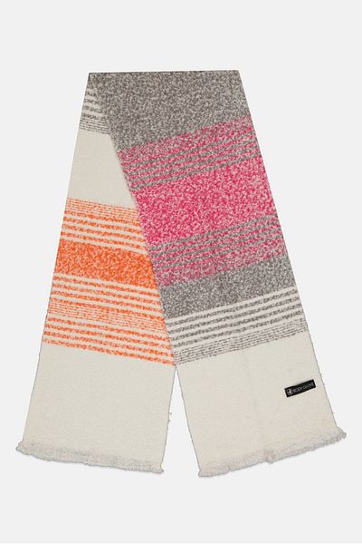 Body Glove Women Textured Scarves 198 L X 34 H Cm, Grey