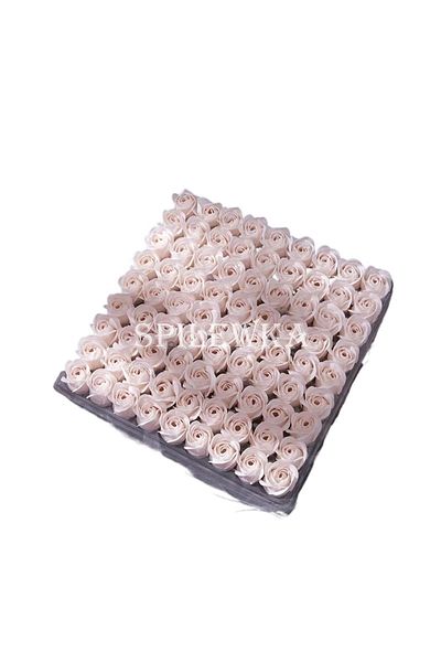 Choice white DIY Gift Box Decoration - Three-Layer Rose Artificial Flowers without Base 25pcs/lot