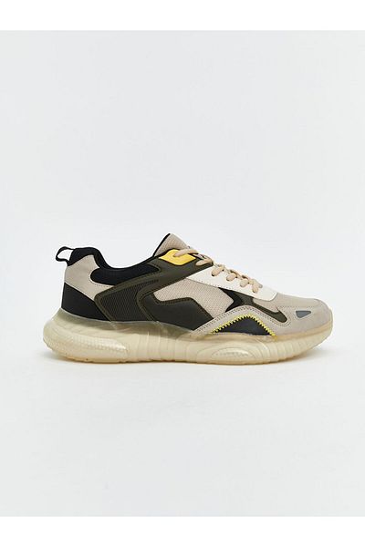LC Waikiki Color Blocked Lace-Up Men's Sports Shoes