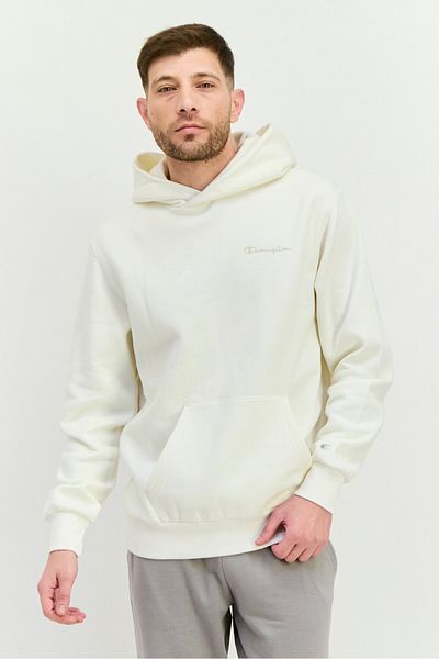 Champion Men Sportswear Fit Long Sleeve Outdoor Sweatshirts, Off White
