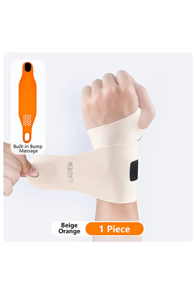 Choice Beige Orange 1Pcs Thin Wrist Guards Tendon Sheath Wrist Guard Sprain Reduce Joint Stress Compression