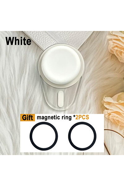 Choice قبضة مغناطيسية بيضاء من جريب بوبسو للهواتف المحمولة من سلسلة iPhone 16...