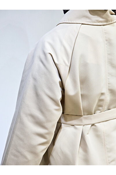 NANTİREA Mink Belted Trench Coat