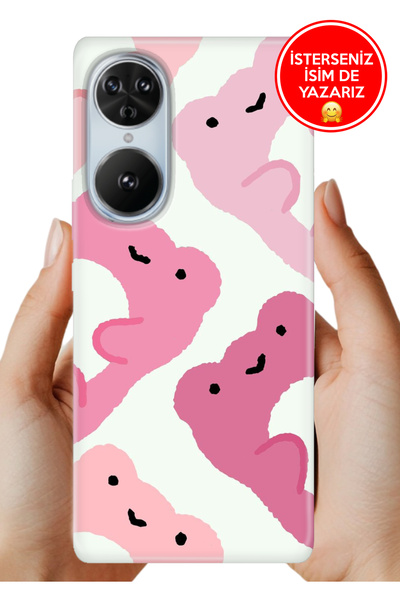 Reeder S19 Max Pro S Edge Kılıf Desenli Rubber Kamera Korumalı Silikon Pink F...