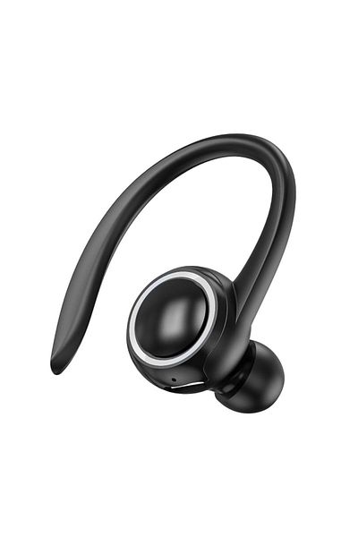 Choice Black New Private Model Wireless Bluetooth Headset Ear Mounted Sports Business Painless Noise Reduct