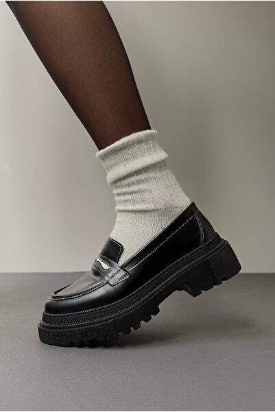 Mupa Shoes Черни дамски мокасини