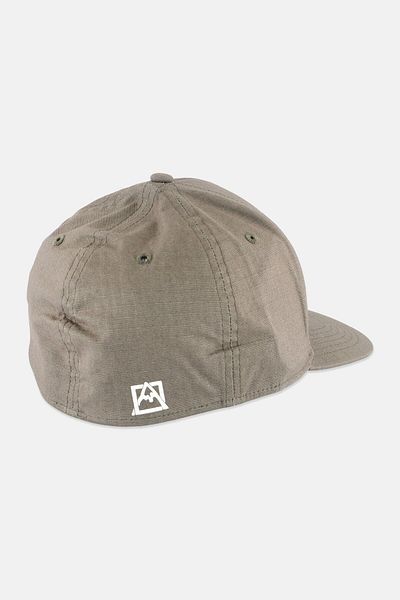 Avalanche Men Embroidered Logo Stretch Fit Cap, Olive