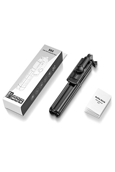 Choice BLACK Self Portrait Pole Tripod With Lighting Self Portrait Pole With ...