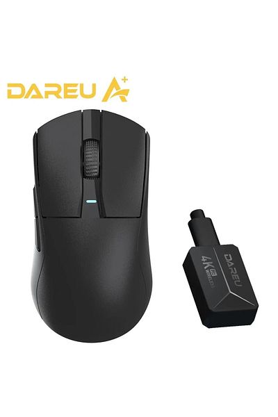 Choice ماوس AP5OPRO-BK DAREU 4KHz ثلاثي الوضع 2.4G سلكي PBT PAW3395 26000 DPI RGB 6 أزرار قابلة للبرمجة