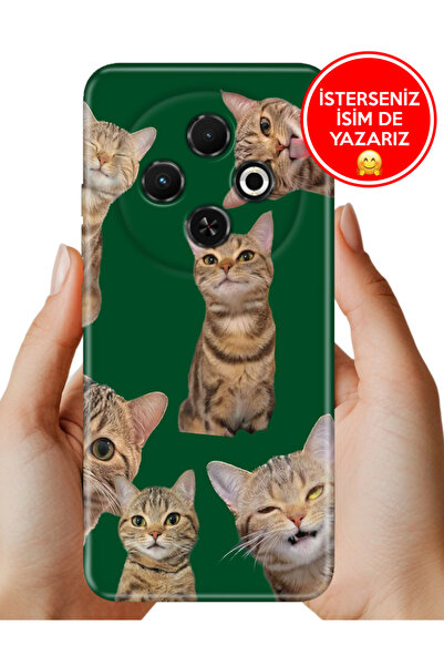 TECNO Spark 30C Kılıf Lüks Desenli Silikon Cover Case Fırlama Mırnav