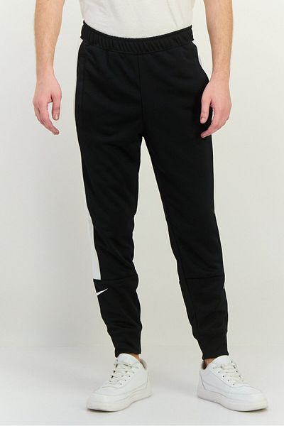 Nike Men Standard Fit Brand Logo Outdoor Sweatpants, Black