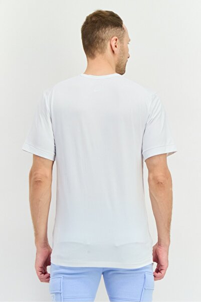 Nike Men Sportswear Fit Short Sleeves Running T-Shirt, White