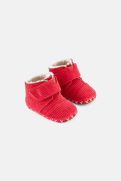 Toms Toddlers Boy Velcro Closure Shoes, Red