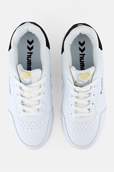 hummel Kids Boy Match Point Lace Up Outdoor Shoes, White