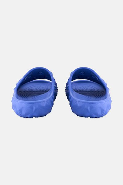 Crocs Kids Boy Slip On Diamond Pattern Slides, Blue