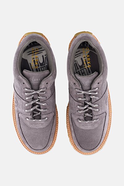 CLARKS Men Standard Sandford Lace Up Casual Shoes, Grey
