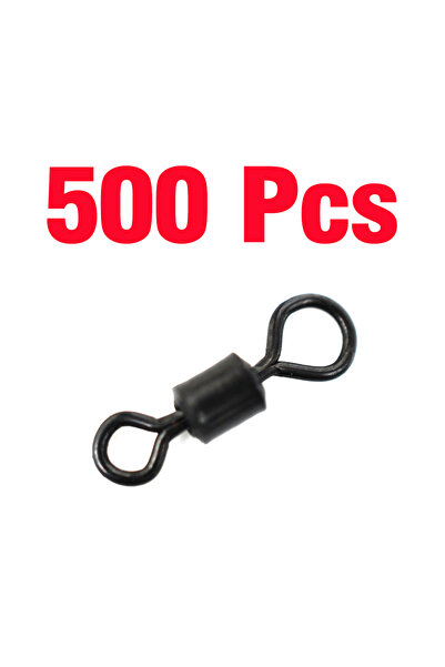 MNFT 500 قطعة من MNFT دوارة برميلية دوارة سوداء غير لامعة موصلات سمك الشبوط 7...