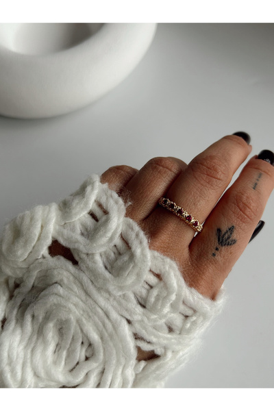 Store Vintage Tek Sıra Su Yolu Yüzük