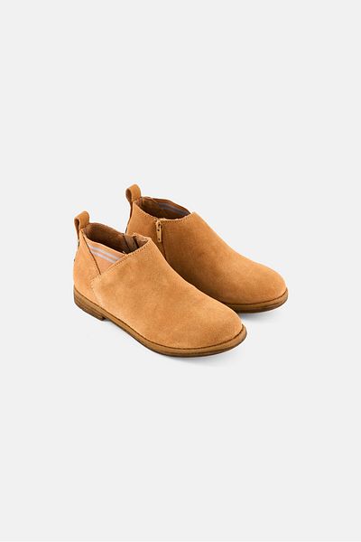 Toms Kids Boy Leilani Slip On Causal Boots, Brown