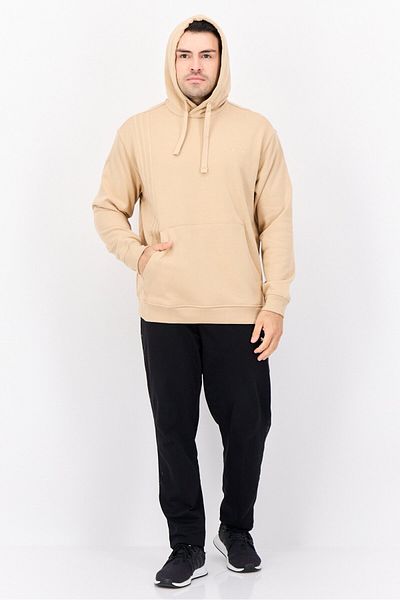 adidas Men Sportswear Fit Long Sleeves Running Sweatshirt, Tan
