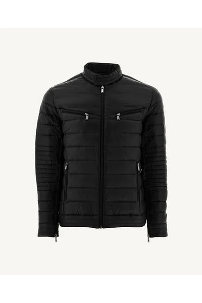 Jott Men's black biker style jacket Jott David