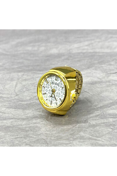 Choice خاتم ساعة إصبع من الذهب الأبيض الأكثر مبيعًا بحركة إبداعية وإكسسوارات ...