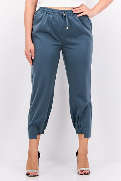 Steve Madden Women Regular Fit Plain Jogger Pants, Dark Green