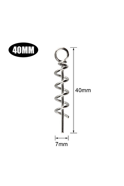 Choice طُعم صيد سبينبولر 40 مم مع مسامير لولبية خيط صيد ناعم 3 سم 4 سم 4.5 سم...