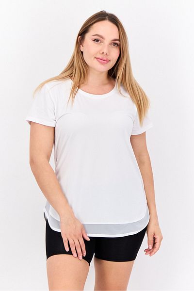 Head Women Sportswear Fit Short Sleeves Training Top, White