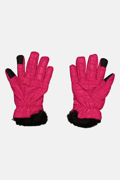 Body Glove قفازات نسائية مبطنة، زوج واحد، أرجواني فاتح