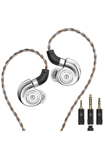Choice CONCH NO Mic TRN CONCH In-Ear Earphones 10mm Dual Magnetic Circuit DLC Dynamic Driver Headphones Spo