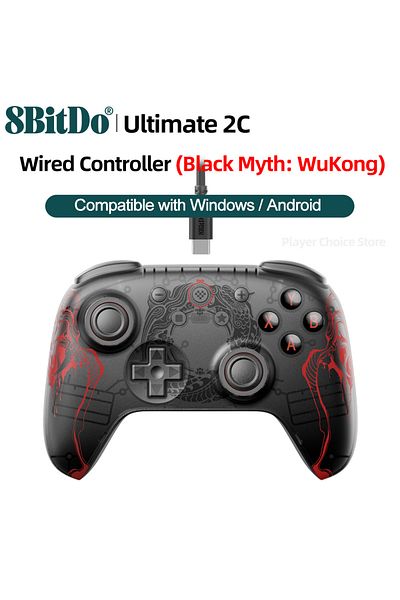 Choice Wired 8BitDo Gamepads PC Black Myth Wukong Ultimate 2C Wireless or Wired Gaming Controller Windows 1