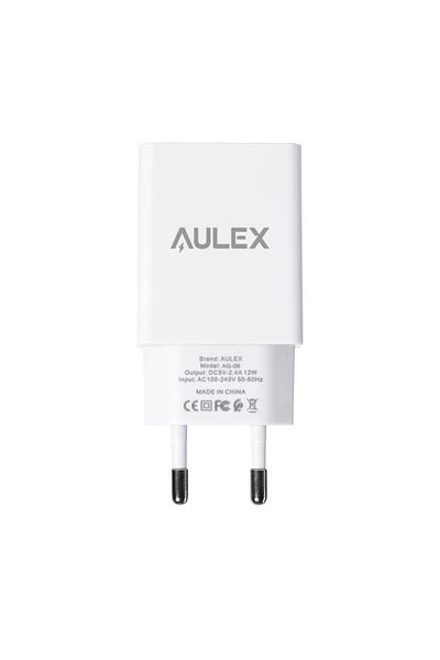 Choice WHITE EU European USB Wall Charger 5V/2.4A Dual Port USB Power Adapter 2 USB Mobile Phone Charger Pl