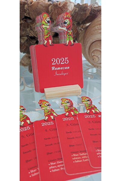 YUNUS COPY Karagöz Ve Hacivat - Ramazan Takvimi - 30 Günlük Ramazan Takvimi Ramazan Süsleri