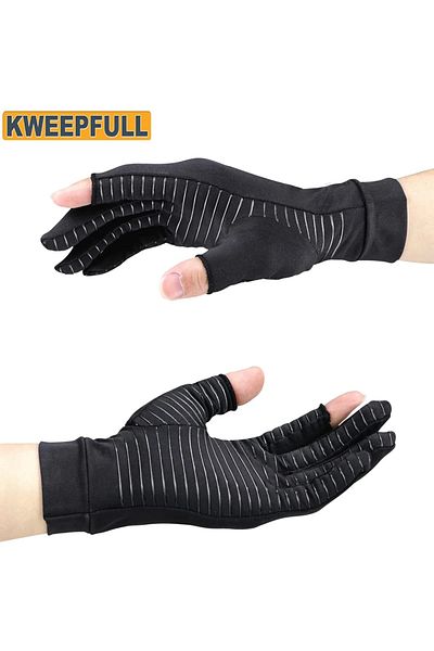 Choice L Hand 9-11cm 1Pair Copper Arthritis Gloves for Hand Pain Relief, Rheumatoid Osteoarthritis, Swellin