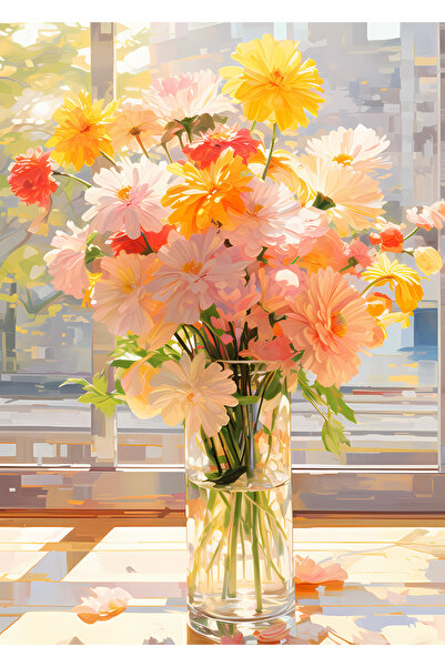 MBA Muhteşem çiçek 70x100 kanvas tablo