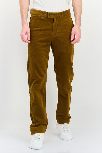 Gant Men Regular Fit Ribbed Allister Corduroy Pants, Brown