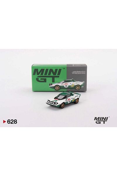 mini gt 1/64 Lancia Stratos Hf 1975 Rally Sanremo Winner # 11 Mgt00628