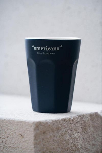 ACAR Blush Dark Blue Single Glass/Mug 350ml