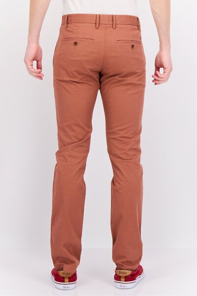 Tommy Hilfiger Men Slim Fit Solid Chino Pants, Brink