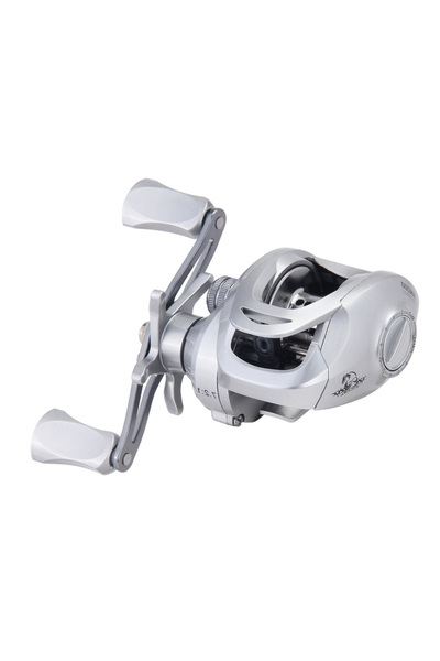 HAUT TON بكرة صيد سمك سيلفر وينجز مقاس 13 بوصة، يمين، نسبة تروس 7.2:1، نظام س...